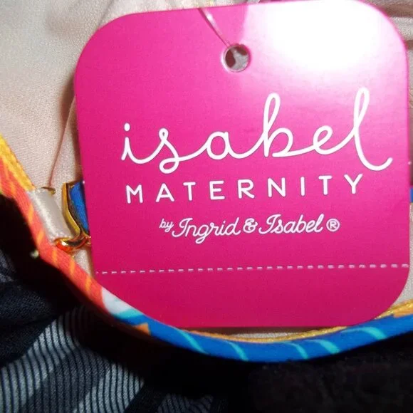 Isabel Maternity Floral Swimsuit Size M Ingrid & Isabel NWT - Picture 6 of 6